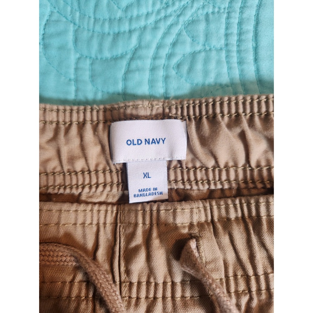 Old Navy Mens Jogger Pants Basswood Brown Cotton Stretch XL S/205867 - Picture 3 of 11